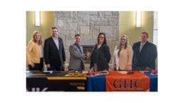 Group photo of education officials announcing the KSU and GHC transfer agreement