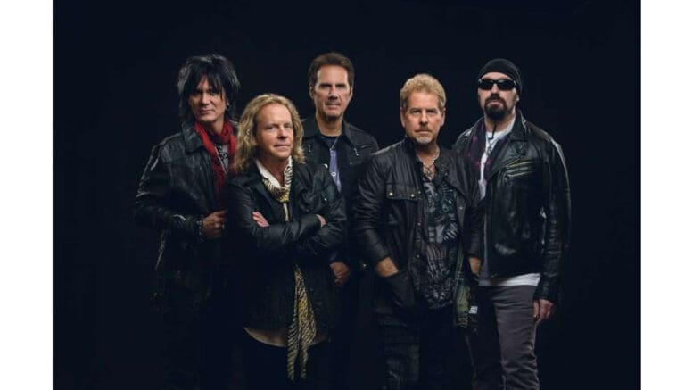 Group shot of the band Night Ranger