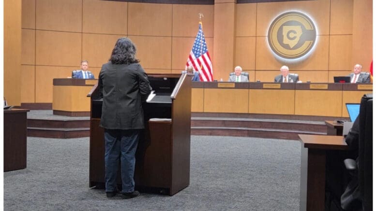 Speaker at Cobb County school board public comments