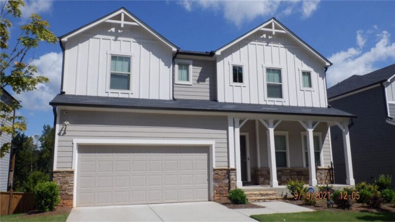 3530 Argent Way in the South Cobb High School attendance zone, highest home sale price in January 2026 at $525,000 (photo from Cobb County Tax Assessor)