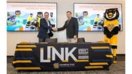 Shorter University Provost John Reams and Kennesaw State Vice Provost Sheb True