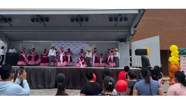 Performers in costume at Mental Health week