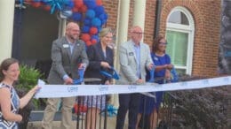 Craig Lewis, CEO of Cobb REALTORS, Sharon Mason, President and CEO of the Cobb Chamber, Norm Kennedy, President of Cobb REALTORS and Cassandra McCrory, past president of Cobb REALTORS