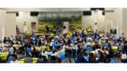 A large crowd at the Atlanta Latino Lions Bingo Fundraiser at the Smyrna Community Center