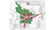 A map of Austell's Downtown Overlay District