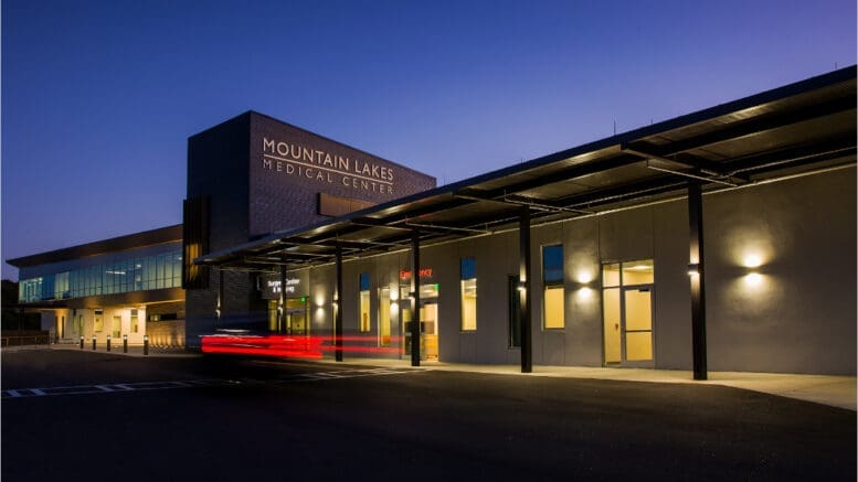 Exterior Photo of Mountain Lakes Medical Center