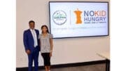 Mableton Mayor Michael Owens and Program Coordinator Kennedy Camp at the stakeholders at the Mayor's Summer Nutrition & Family Empowerment Initiative kickoff