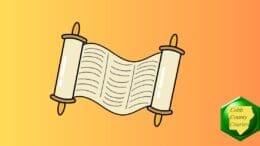 A document on scrolls