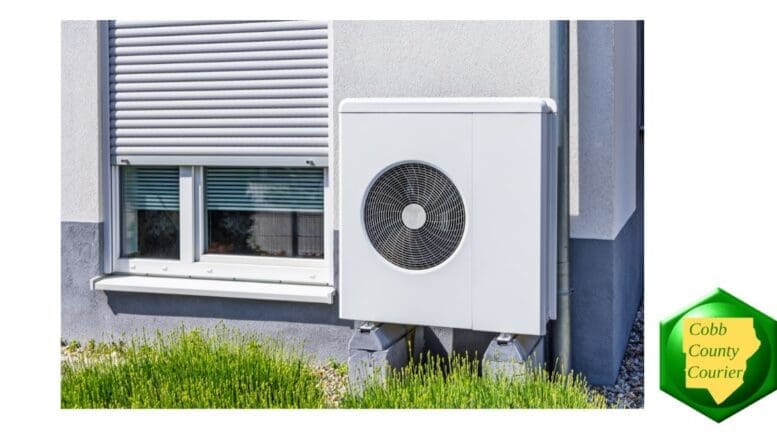 A window-mounted heat pump