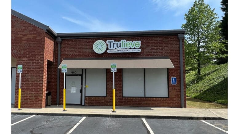 The Truelieve medical marijuana dispensary in Marietta