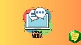 An icon representing social media discussion